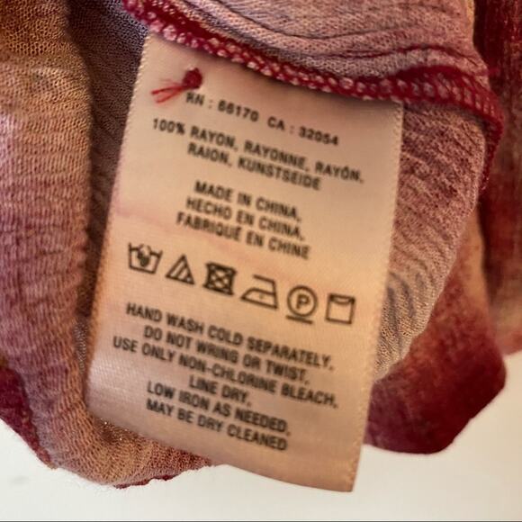 Anthropologie Maeve Pink Plaid Peasant Tunic Blouse S - Picture 8 of 11